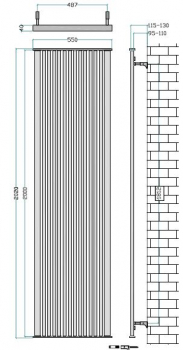 Edelstahl-Heizkörper Imperial von accuro-korle Design