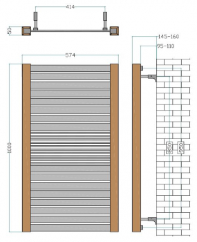 Edelstahl-Heizkörper Palma von accuro-korle Design