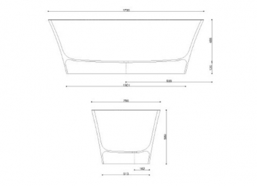 JEE-O Carmen 1700 DadoQuartz Design-Badewanne