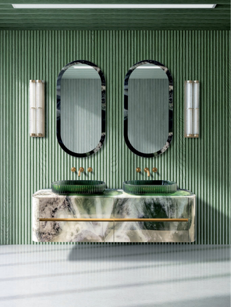 Sicis Elisyan Badmöbel Komposition Lunaris 1 - exklusives Design aus Italien