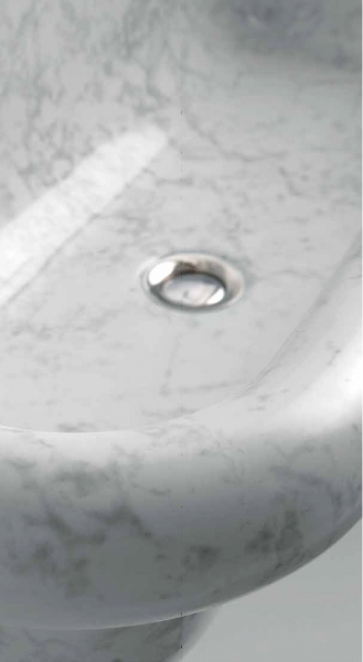 Bleu Provence True Colors Wandwaschbecken Carrara Marble in 6 Größen, Design für Ihr Traumbad