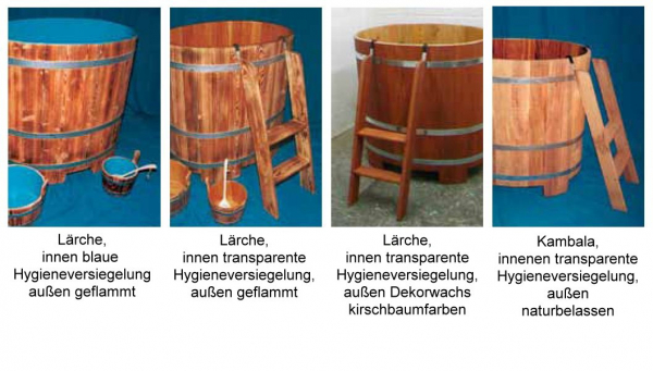 Blumenberg Sauna-Tauchbottich Tauchbecken oval