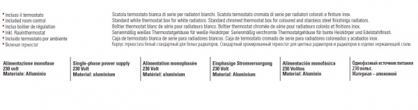 Caleido elektrischer Designheizkörper Righe 100 vertikal exklusiver Elektroheizkörper