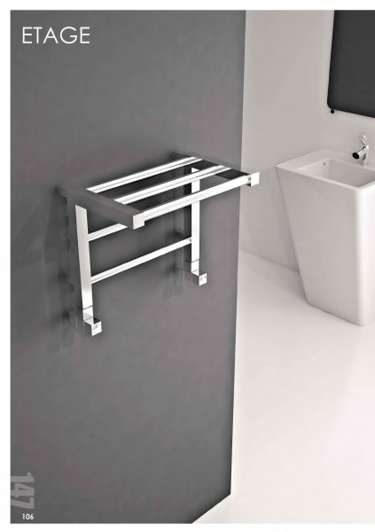Carisa Designheizkörper Etage Stahlheizkörper chrom, modernes Design für Ihr Zuhause
