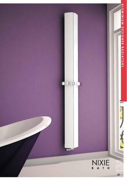 Carisa Designheizkörper Nixie Bath Badheizkörper Aluminiumheizkörper, modernes Design für Ihr Zuhause