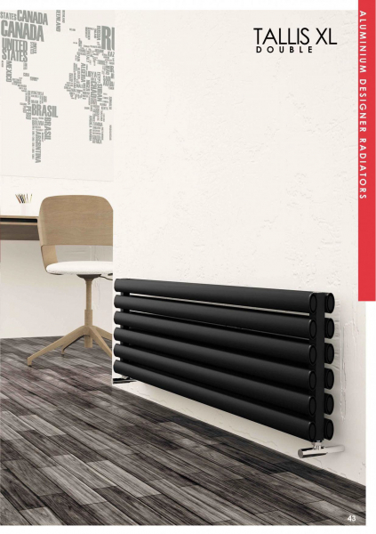 Carisa Designheizkörper Tallis XL Aluminiumheizkörper, modernes Design für Ihr Zuhause