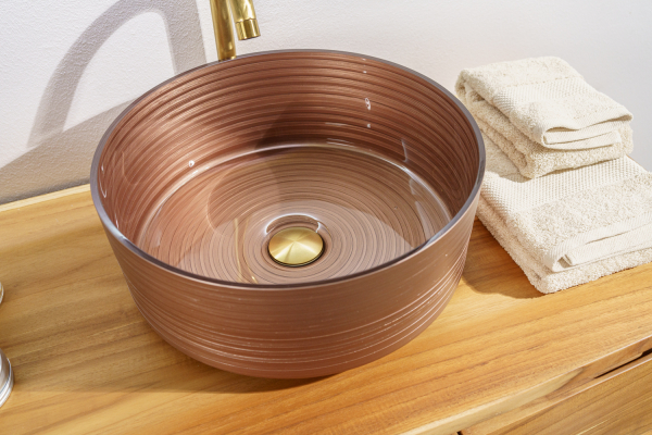 Cipi Circle Basin Aufsatzwaschbecken aus Glas