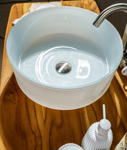 Cipi Gala Basin Aufsatzwaschbecken aus Glas