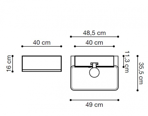 Dansani Badmöbelset Calidris Frame small, Einrichtungsbeispiel 6