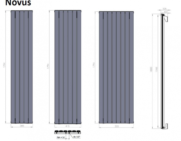 Eucotherm Aluminium-Heizkörper Novus