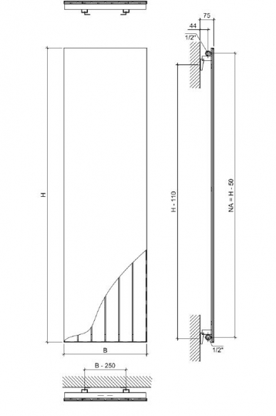 Eucotherm Mars Plus Raumheizkörper Paneelheizkörper Designheizkörper