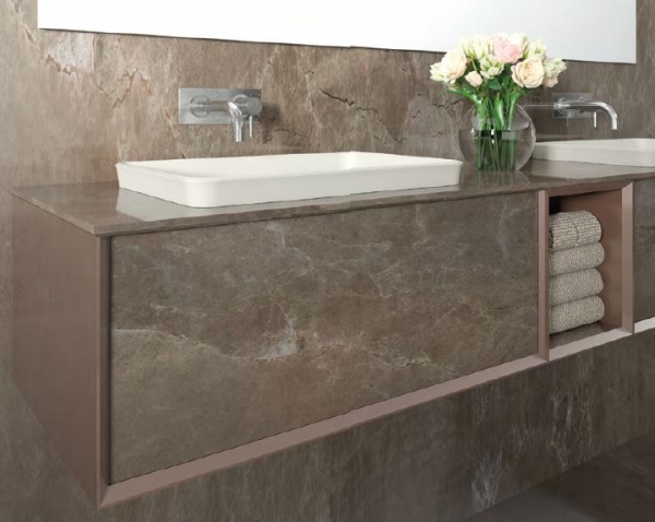 Canova Badmöbelset 11|211 cm Gaudi Gres von Euro Bagno