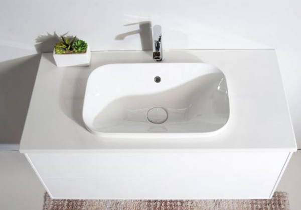 Parigi Badmöbelset 16|106 cm weiß von Euro Bagno