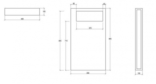 Box Standwaschbecken 60 von GSG Ceramic Design