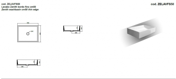 Farbiges Waschbecken Zenith von GSG Ceramic Design
