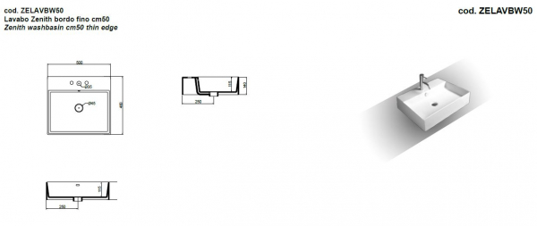 Farbiges Waschbecken Zenith von GSG Ceramic Design