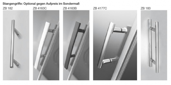 GEO maw flex A-F202 Duschkabine Drehtür an Fixteilen mit Seitenteil Eckdusche Fronteinstieg