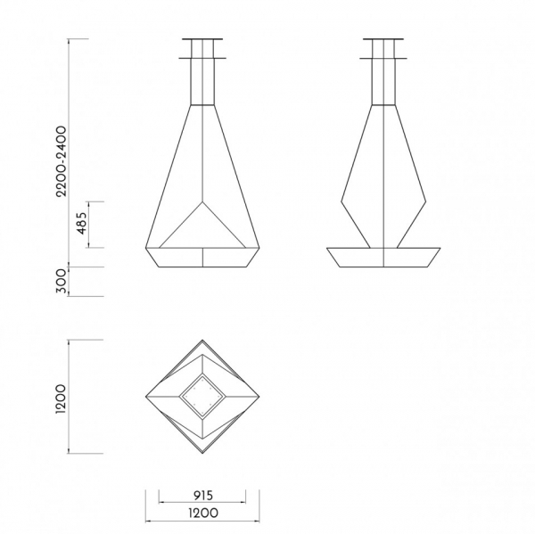 GlammFire Eudoxus Bioethanol-Kamin Fireplace, exklusives Design für Ihren Wohnraum