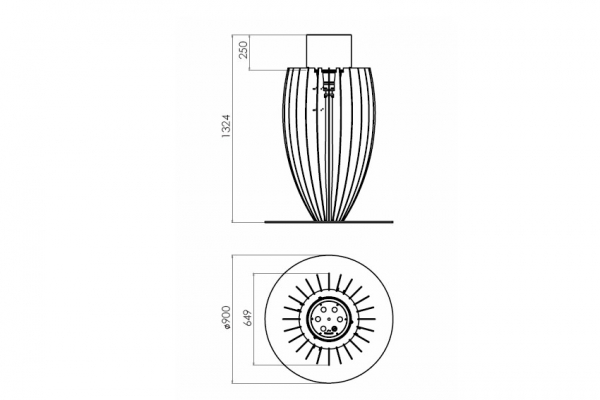 GlammFire Tuli Bioethanol-Kamin Fireplace, exklusives Design für Ihren Wohnraum