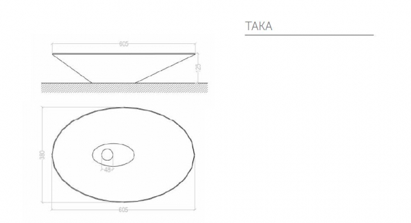 Graziano radiators Waschbecken Taka aus rostfreiem Edelstahl, italienisches Design für Ihr Traumbad