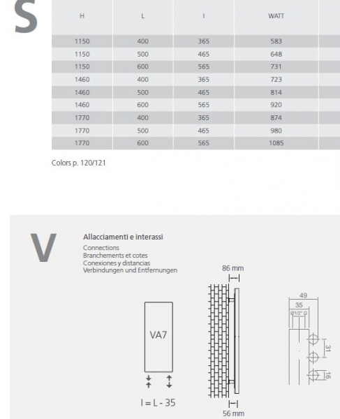 Graziano radiators City V Badheizkörper Handtuchheizkörper italienischer Designheizkörper, exklusives Design für Ihr Traumbad