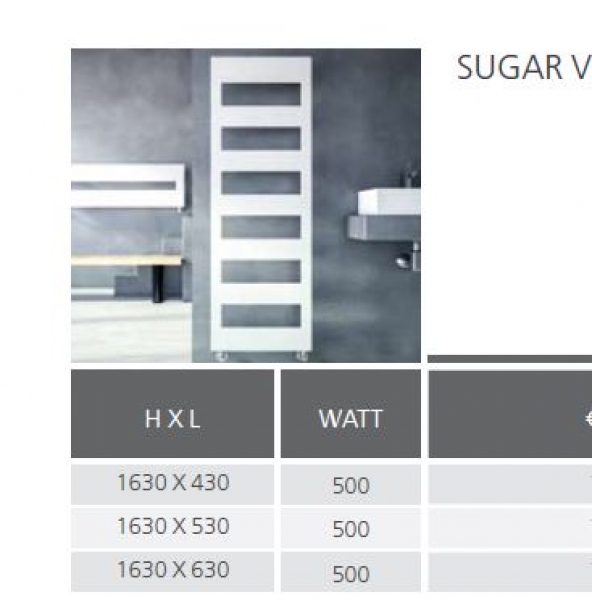Graziano radiators Sugar V Start Elektroheizkörper elektrischer Badheizkörper Handtuchheizkörper italienischer Designheizkörper