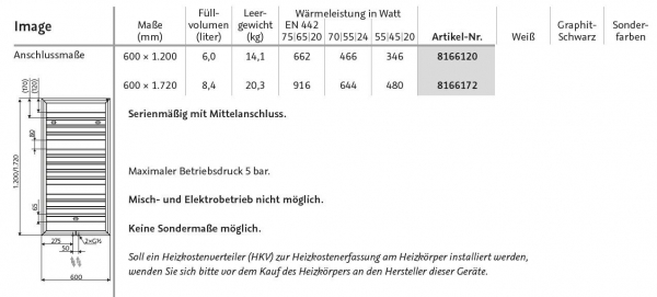 HSK Designheizkörper Image Handtuchheizkörper Badheizkörper mit Aussparungen für Handtücher