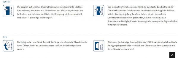 HSK K2P Eckdusche mit Drehfalttüren 2 x Faltwand Duschkabine Eckeinstieg