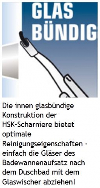 K2.82 Badewannenaufsatz von HSK