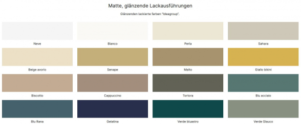 Idea Blob Badmöbelset Smyle 09 modernes und elegantes Badezimmer-Waschtisch-Set