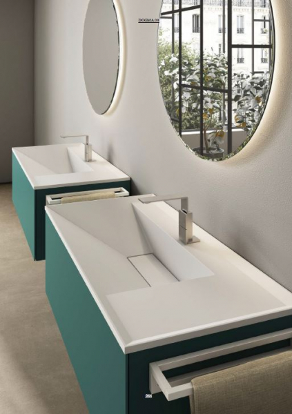 Idea Aqua Badmöbelset Dogma d.09 exklusives und elegantes Badezimmer-Waschtisch-Set