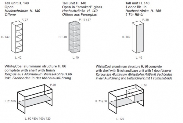 Idea Aqua Badmöbelset Dogma d.11 exklusives und elegantes Badezimmer-Waschtisch-Set