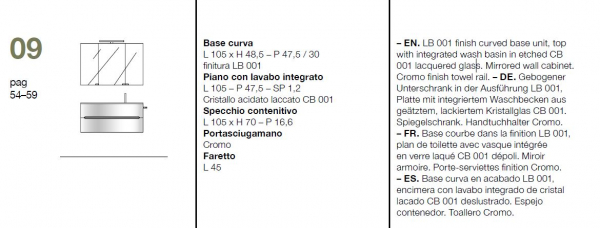 Idea Blob Badmöbelset Smyle 09 modernes und elegantes Badezimmer-Waschtisch-Set