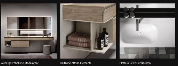 Idea My Time Badmöbelset P12 stilvolles Badezimmermöbel