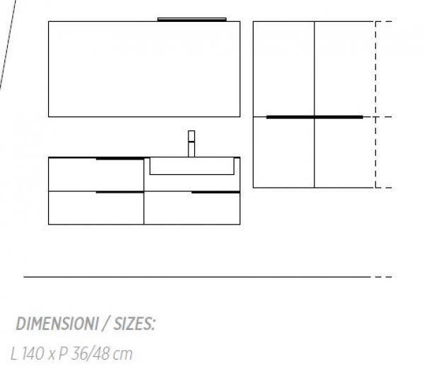 Badmöbelset Komposition T11 von Idea My Time