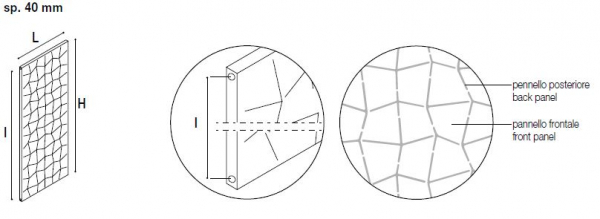 K8 radiatori Trama Aluminium-Designheizkörper Raumheizkörper Gitteroptik