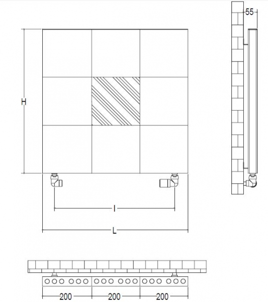 Frame FF 12 Designheizkörper von Margaroli