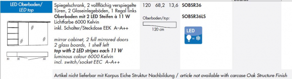 Marlin Bad 3160 Motion Spiegelschrank mit LED-Oberboden 6000K, modernes Design für Ihr Badezimmer