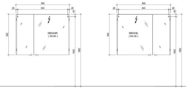 Marlin Bad 3280 Spiegelschrank, dynamisches Design für Ihr Badezimmer