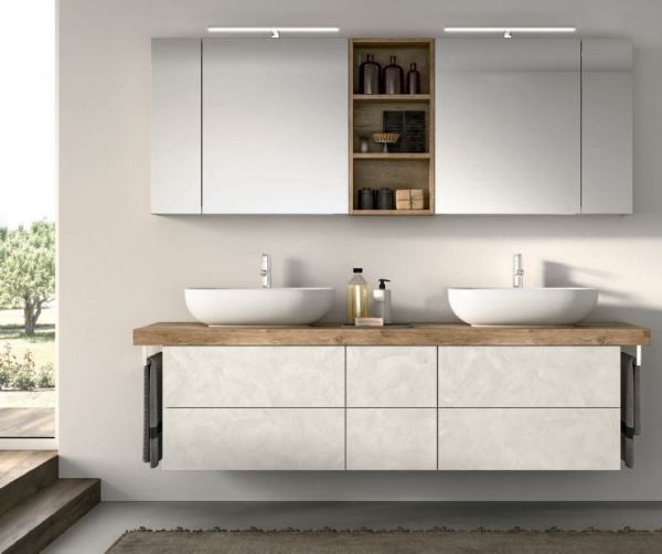 Mastella Byte 01 Badmöbelset modernes Design aus Italien