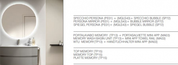 Mastella Byte Memory 11 Badmöbelset modernes Design aus Italien