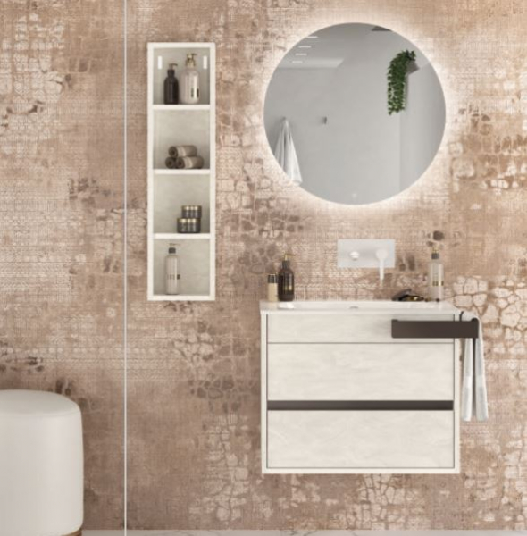 Mastella Duetto 50 Badmöbelset 03 modernes Design aus Italien