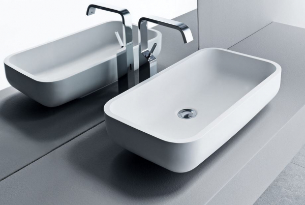 Mastella Pilk Aufsatzwaschbecken modernes Design aus Italien