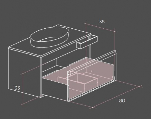 Mastella Smart46 Badmöbelset 06 kleines Format mit mehr Platz