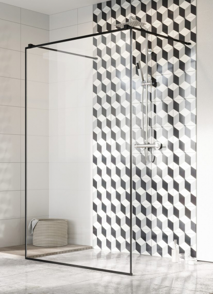 Radaway Walk In Modo X I und Modo New I Factory Frame Spritzschutzwand für Dusche