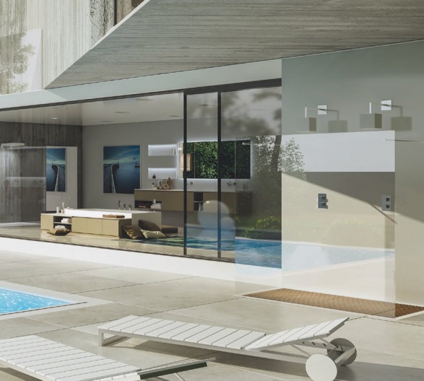 Moma Design Duschboard Shower List Duschwanne Wunschmaß Sonderanfertigung White Stonage Weiß matt