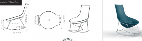 Qui est Paul Tom Yam Schaukelstuhl PaulDesign für Spa, Garten und Hotels