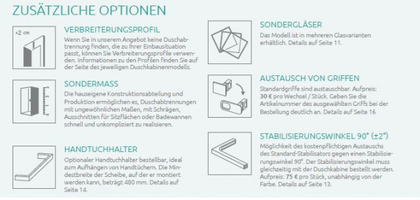 Radaway Nes DWD+S Eck-Duschkabine 2 Pendeltüren und Seitenwand PUK Oder