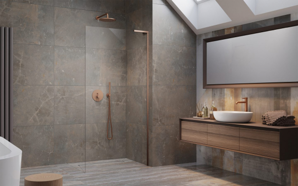 Radaway Walk In Modo SL II 8 mm mit Wandwinkel