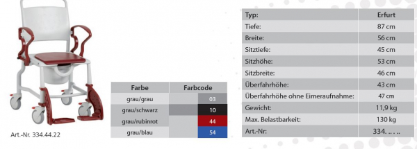 Rebotec Duschstuhl Erfurt